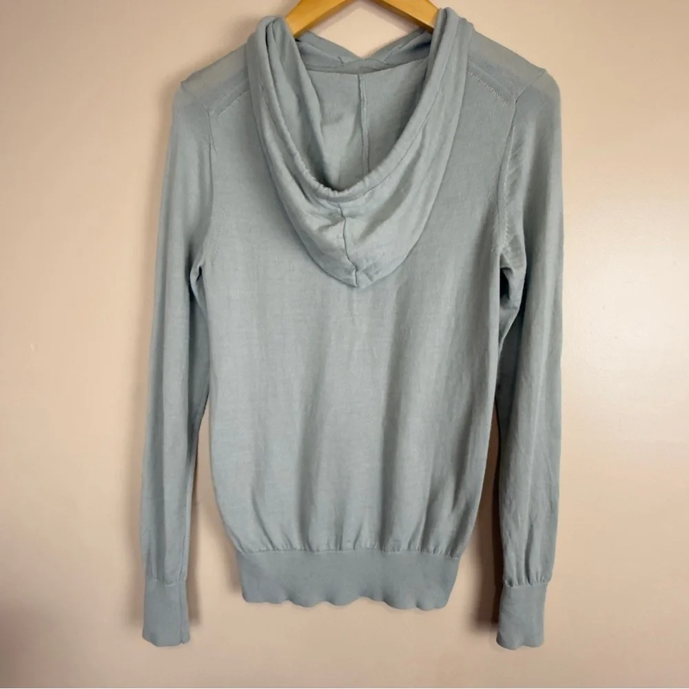 Reiss Women’s Hoodie Extra Fine Wool Green Size S Casual Comfortable - Picture 5 of 12
